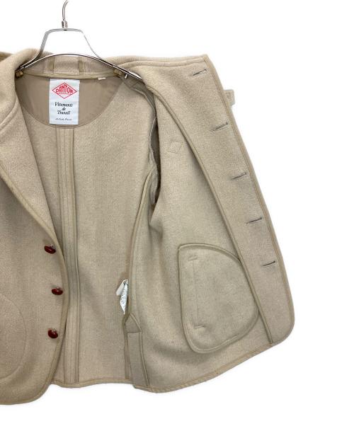 DANTON（ダントン）DANTON (ダントン) JD-8458　ウールモッザジャケット ベージュ サイズ:Sの古着・服飾アイテム