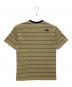 THE NORTH FACE (ザ ノース フェイス) NT12396　半袖カットソー ベージュ×ネイビー サイズ:S：4000円