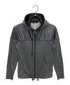 BURBERRY BLACK LABELバーバリーブラックレーベル）の古着「ジップパーカー」｜グレー