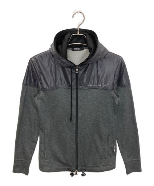 BURBERRY BLACK LABEL（バーバリーブラックレーベル）BURBERRY BLACK LABEL (バーバリーブラックレーベル) ジップパーカー グレー サイズ:2の古着・服飾アイテム