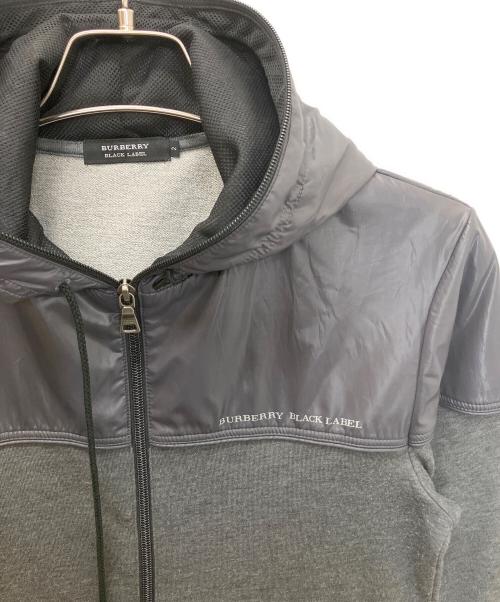 BURBERRY BLACK LABEL（バーバリーブラックレーベル）BURBERRY BLACK LABEL (バーバリーブラックレーベル) ジップパーカー グレー サイズ:2の古着・服飾アイテム