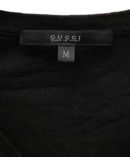 GUCCI（グッチ）GUCCI (グッチ) 307245-X3A79 半袖カットソー ブラック サイズ:Mの古着・服飾アイテム
