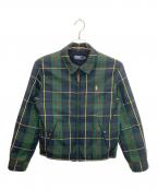 POLO RALPH LAURENポロ・ラルフローレン）の古着「MNBLOTWM5A00021 ダウンジャケット」｜グリーン×ネイビー