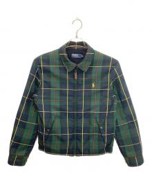 POLO RALPH LAUREN（ポロ・ラルフローレン）の古着「MNBLOTWM5A00021 ダウンジャケット」｜グリーン×ネイビー