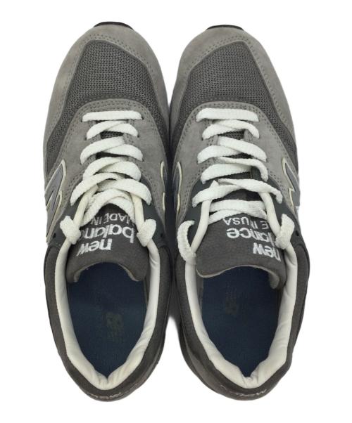 NEW BALANCE（ニューバランス）NEW BALANCE (ニューバランス) ローカットスニーカー グレー×ホワイト サイズ:US5.5、UK5、EUR38、cm23.5の古着・服飾アイテム