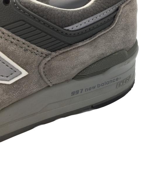 NEW BALANCE（ニューバランス）NEW BALANCE (ニューバランス) ローカットスニーカー グレー×ホワイト サイズ:US5.5、UK5、EUR38、cm23.5の古着・服飾アイテム