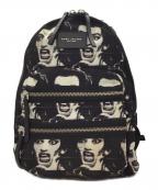 MARC JACOBSマークジェイコブス）の古着「リュック」｜ホワイト×ブラック