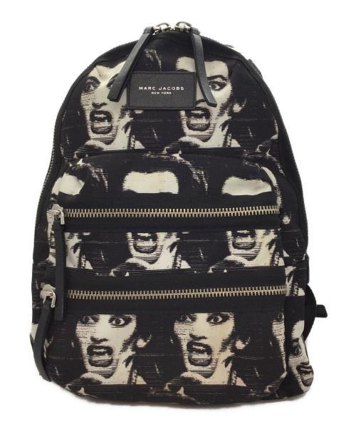 MARC JACOBS（マークジェイコブス）MARC JACOBS (マークジェイコブス) リュック ホワイト×ブラックの古着・服飾アイテム