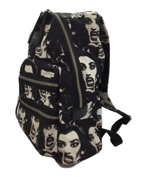 MARC JACOBS（マークジェイコブス）MARC JACOBS (マークジェイコブス) リュック ホワイト×ブラックの古着・服飾アイテム