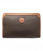 CELINEセリーヌ）の古着「クラッチバッグ」｜ブラウン