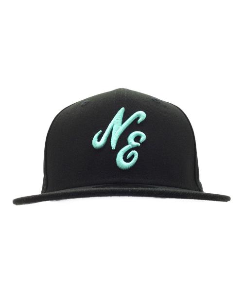 New Era（ニューエラ）New Era (ニューエラ) 59FIFTY ブラック×ブルー サイズ:7 5/8、60.6cmの古着・服飾アイテム