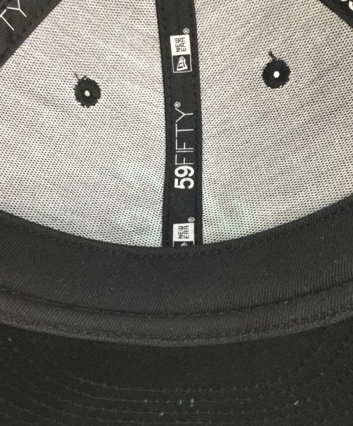 New Era（ニューエラ）New Era (ニューエラ) 59FIFTY ブラック×ブルー サイズ:7 5/8、60.6cmの古着・服飾アイテム