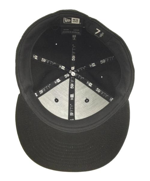 New Era（ニューエラ）New Era (ニューエラ) 59FIFTY ブラック×ブルー サイズ:7 5/8、60.6cmの古着・服飾アイテム