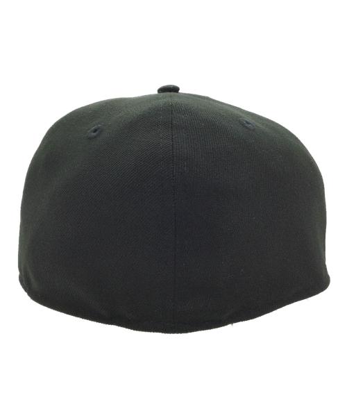 New Era（ニューエラ）New Era (ニューエラ) 59FIFTY ブラック×ブルー サイズ:7 5/8、60.6cmの古着・服飾アイテム
