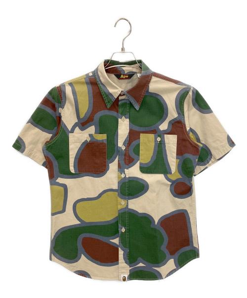 A BATHING APE（アベイシングエイプ）A BATHING APE (アベイシングエイプ) 半袖シャツ マルチカラー サイズ:Mの古着・服飾アイテム