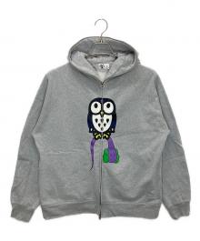 BABY MiLO×KAWS（ベビーマイロ×カウズ）の古着「ジップパーカー」｜グレー
