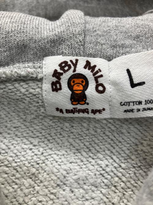 BABY MiLO（ベビーマイロ）BABY MiLO (ベビーマイロ) KAWS (カウズ) ジップパーカー グレー サイズ:Lの古着・服飾アイテム