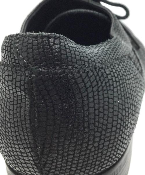 EMPORIO ARMANI（エンポリオ アルマーニ）EMPORIO ARMANI (エンポリオ アルマーニ) プレーントゥシューズ ブラック サイズ:6の古着・服飾アイテム