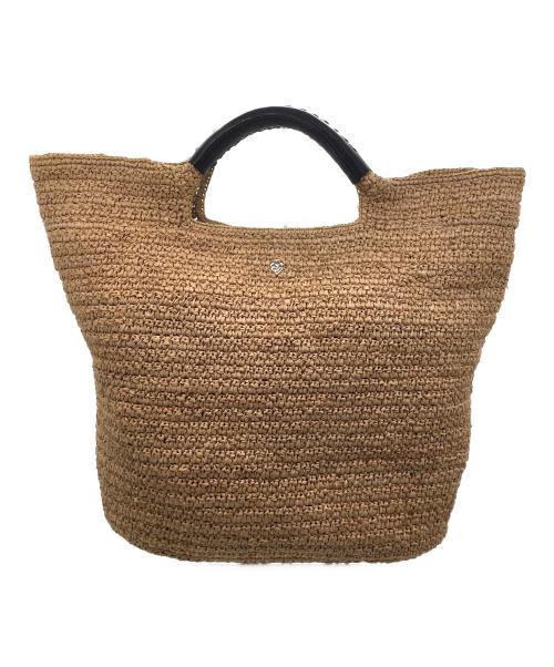 HELEN KAMINSKI（ヘレンカミンスキー）HELEN KAMINSKI (ヘレンカミンスキー) カゴバッグ ベージュの古着・服飾アイテム