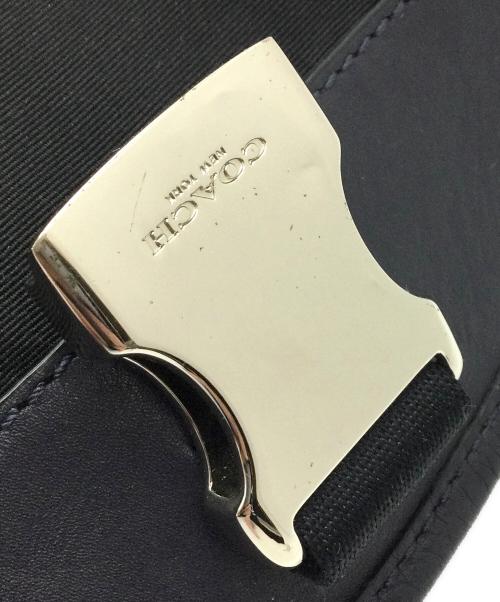 COACH（コーチ）COACH (コーチ) リュック ネイビー×レッドの古着・服飾アイテム