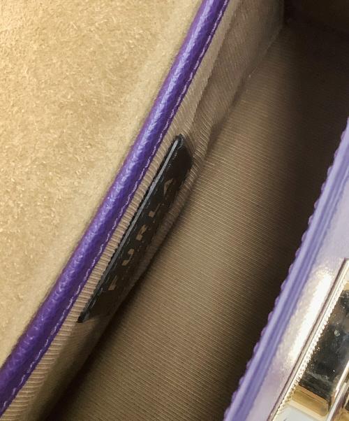 FURLA（フルラ）FURLA (フルラ) チェーンショルダーバッグ パープルの古着・服飾アイテム