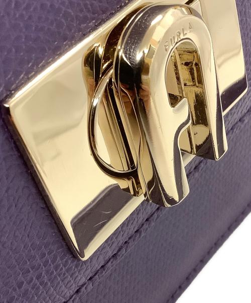 FURLA（フルラ）FURLA (フルラ) チェーンショルダーバッグ パープルの古着・服飾アイテム