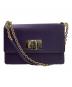 FURLA（フルラ）の古着「チェーンショルダーバッグ」｜パープル