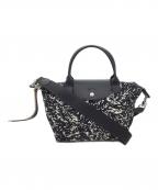 LONGCHAMPロンシャン）の古着「2WAYバッグ」｜ブラック