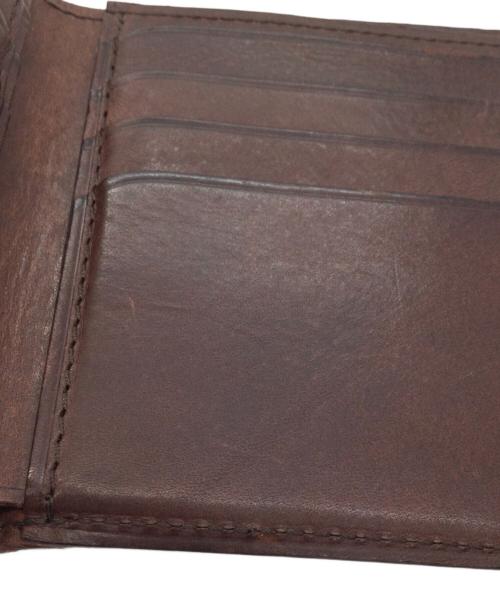 GANZO（ガンゾ）GANZO (ガンゾ) 2つ折り財布 ブラウンの古着・服飾アイテム