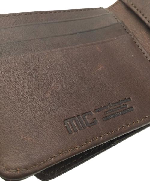 mic（ミック）mic (ミック) 2つ折り財布 ダークブラウンの古着・服飾アイテム
