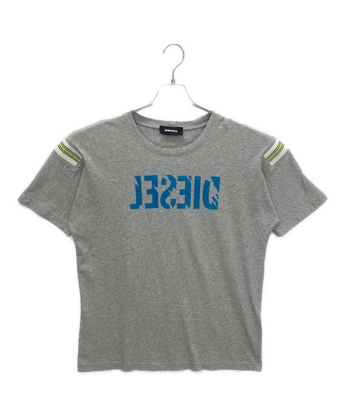 DIESEL（ディーゼル）DIESEL (ディーゼル) 半袖カットソー グレー サイズ:Lの古着・服飾アイテム