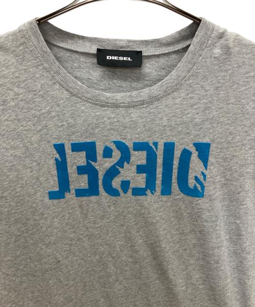 DIESEL（ディーゼル）DIESEL (ディーゼル) 半袖カットソー グレー サイズ:Lの古着・服飾アイテム