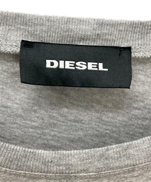 DIESEL（ディーゼル）DIESEL (ディーゼル) 半袖カットソー グレー サイズ:Lの古着・服飾アイテム