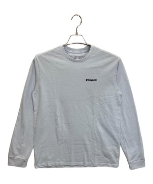 Patagonia（パタゴニア）Patagonia (パタゴニア) 長袖カットソー スカイブルー サイズ:Sの古着・服飾アイテム