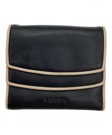 LOEWE（ロエベ）の古着「3つ折り財布」｜ネイビー×グレー