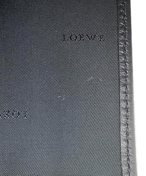 LOEWE（ロエベ）LOEWE (ロエベ) 3つ折り財布 ネイビー×グレーの古着・服飾アイテム