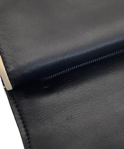 LOEWE（ロエベ）LOEWE (ロエベ) 3つ折り財布 ネイビー×グレーの古着・服飾アイテム