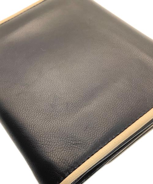 LOEWE（ロエベ）LOEWE (ロエベ) 3つ折り財布 ネイビー×グレーの古着・服飾アイテム
