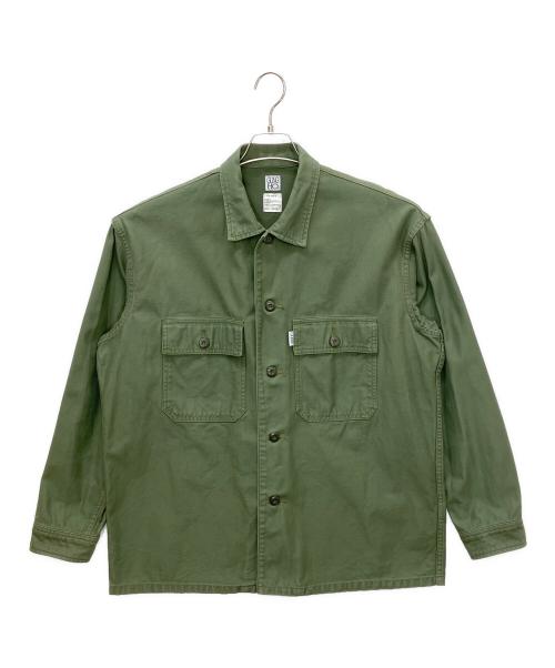GUNG HO（ガンホー）GUNG HO (ガンホー) FREAK'S STORE (フリークスストア) 211-1003　ミリタリージャケット オリーブ サイズ:Lの古着・服飾アイテム
