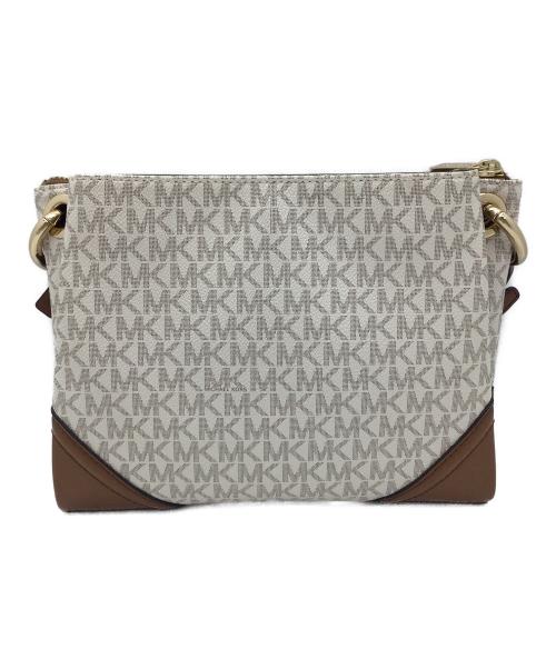 MICHAEL KORS（マイケルコース）MICHAEL KORS (マイケルコース) ショルダーバッグ グレー×ブラウンの古着・服飾アイテム
