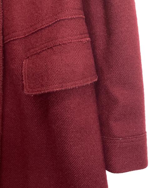 MIU MIU（ミュウミュウ）MIU MIU (ミュウミュウ) ウールコート パープル サイズ:40の古着・服飾アイテム