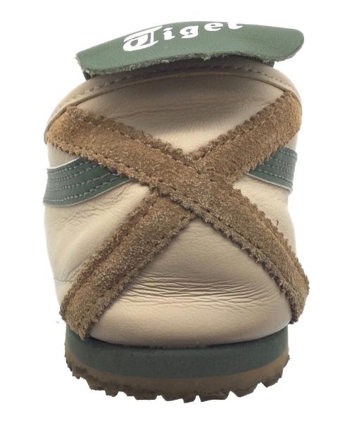 Onitsuka Tiger（オニツカタイガー）Onitsuka Tiger (オニツカタイガー) MEXICO'66 ベージュ×グリーン サイズ:CM27.5、EURO43.5、US9 1/2、UK8 1/2、BR41、CN275(2.5)の古着・服飾アイテム