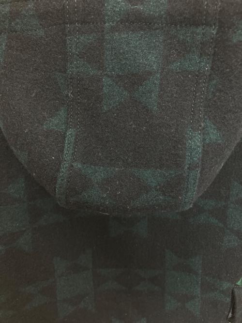 THE NORTHFACE PURPLELABEL（ザ・ノースフェイス パープルレーベル）THE NORTHFACE PURPLELABEL (ザ・ノースフェイス パープルレーベル) NPW2072N　ショートウールジャケット グリーン×ブラック サイズ:Sの古着・服飾アイテム