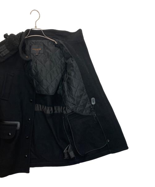COACH（コーチ）COACH (コーチ) ウールコート ブラック サイズ:XSの古着・服飾アイテム