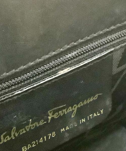 Salvatore Ferragamo（サルヴァトーレ フェラガモ）Salvatore Ferragamo (サルヴァトーレ フェラガモ) 2WAYハンドバッグ ブラックの古着・服飾アイテム