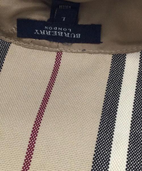 BURBERRY LONDON（バーバリーロンドン）BURBERRY LONDON (バーバリーロンドン) バケットハット ベージュ×ブラックの古着・服飾アイテム