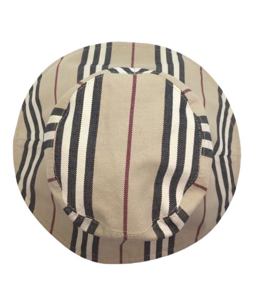 BURBERRY LONDON（バーバリーロンドン）BURBERRY LONDON (バーバリーロンドン) バケットハット ベージュ×ブラックの古着・服飾アイテム