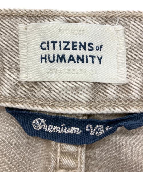 Citizens of humanity（シチズンズオブヒューマニティ）Citizens of humanity (シチズンズオブヒューマニティ) デニムパンツ ブラウン×ホワイト サイズ:24の古着・服飾アイテム