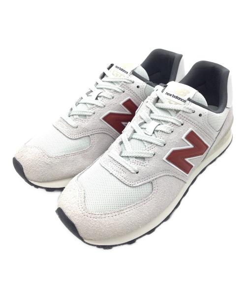 NEW BALANCE（ニューバランス）NEW BALANCE (ニューバランス) BEAMS (ビームス) U574SOR レッド×ホワイト サイズ:US10.5、UK10、EU44.5、JPN28.5の古着・服飾アイテム
