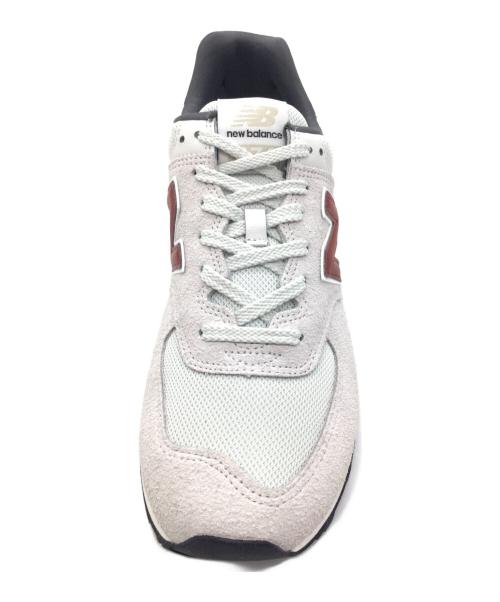 NEW BALANCE（ニューバランス）NEW BALANCE (ニューバランス) BEAMS (ビームス) U574SOR レッド×ホワイト サイズ:US10.5、UK10、EU44.5、JPN28.5の古着・服飾アイテム
